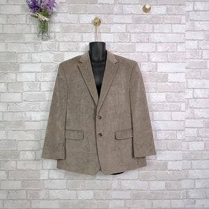 Lauren Ralph Lauren Beige Corduroy Blazer Suit Jacket